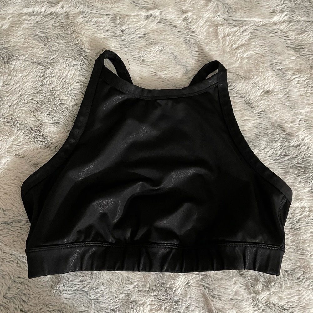 JoyLab Black Strappy Active Wear Sports Bra Large